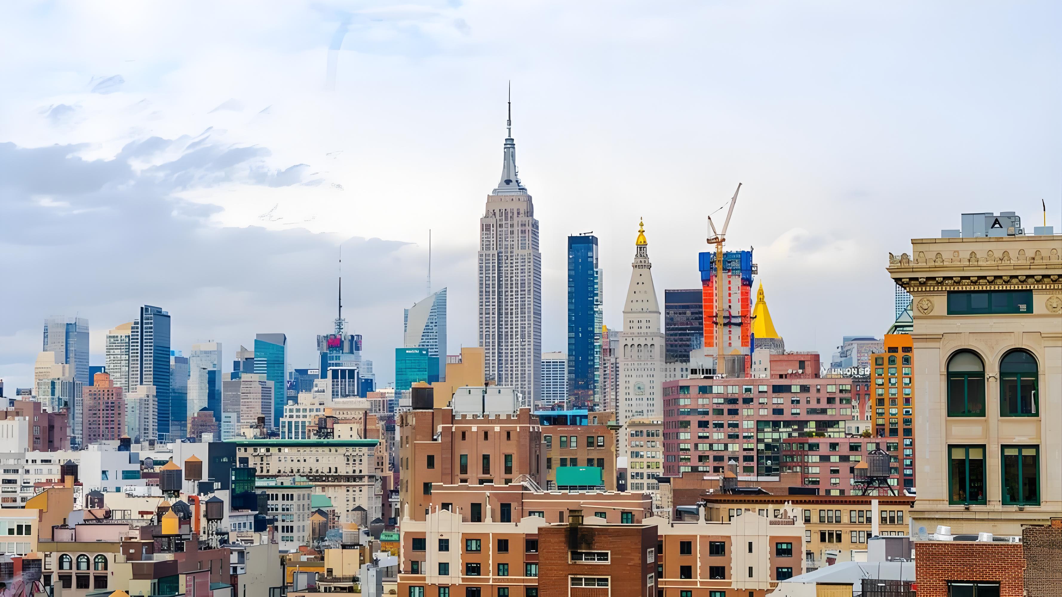 US warehouse facility with trucks loading